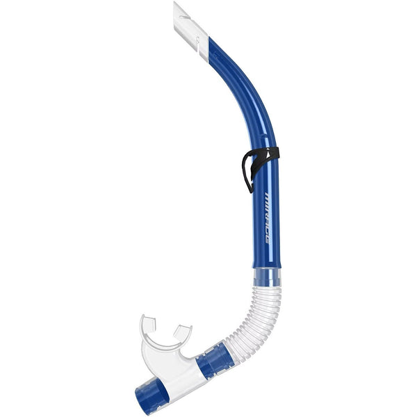Mirage Freedom Silicone Dry Top Snorkel (Dark Blue)