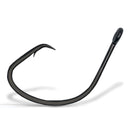 25 Pack of VMC 7381BN Size 4 Black Nickel Light Circle Hooks