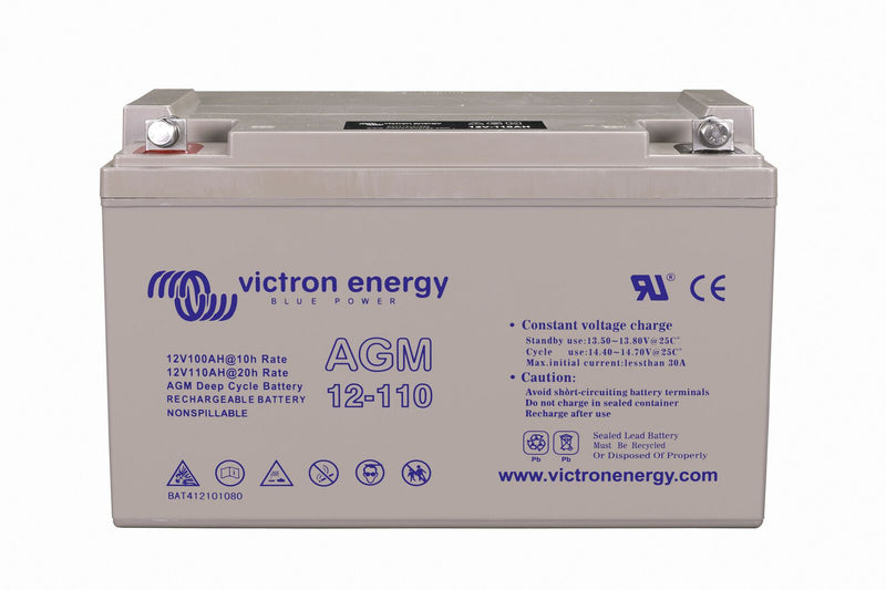 Victron Energy 12V/110Ah AGM Deep Cycle Battery (M8)