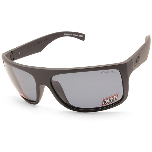Dirty Dog Anvil Satin Satin Black/Grey Unisex Polarised Sunglasses