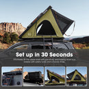 San Hima Kalbarri Lite Gen 2 Rooftop Tent Olive+250W Solar Panel+Ladder&Rack