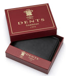 Dents Avon Mens Zip Smooth Nappa Leather Wallet  - Black (RFID Blocking)