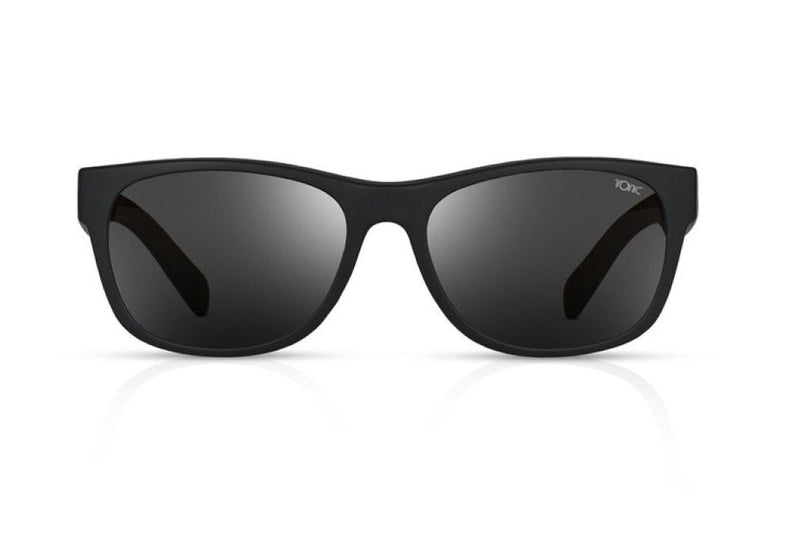 Tonic Wave Polarised Sunglasses with Glass Grey Photochromic Lens & Black Frame