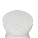 Levede Side Table Terrazzo Coffee End Tables Hourglass Magnesia Stool Stand 40cm