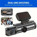 1080P Dual Camera Dash Cam for Cars with 32GB Memory Card