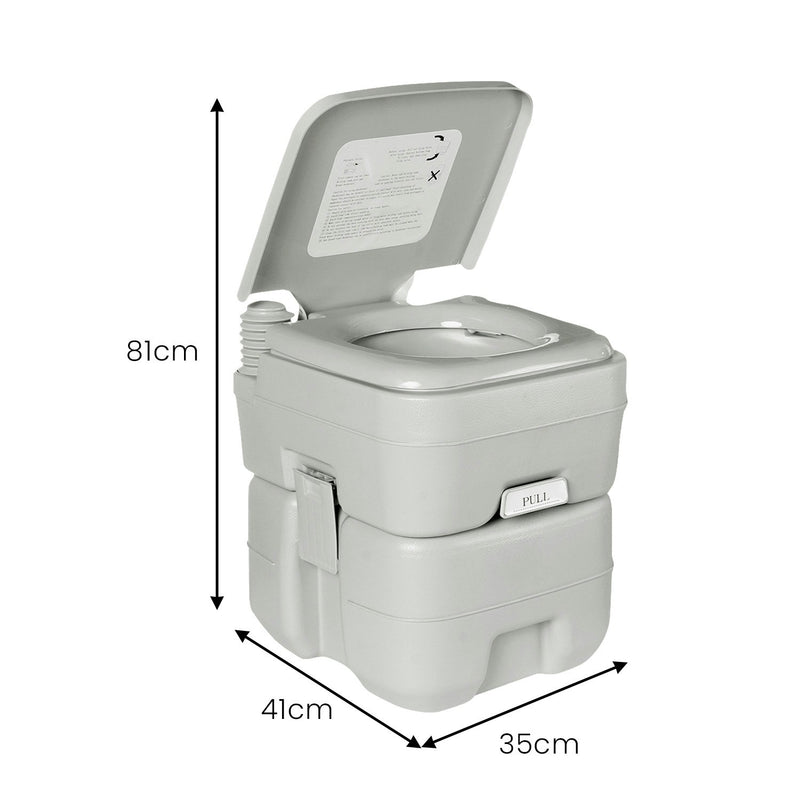 Wallaroo 20L Camping Portable Toilet