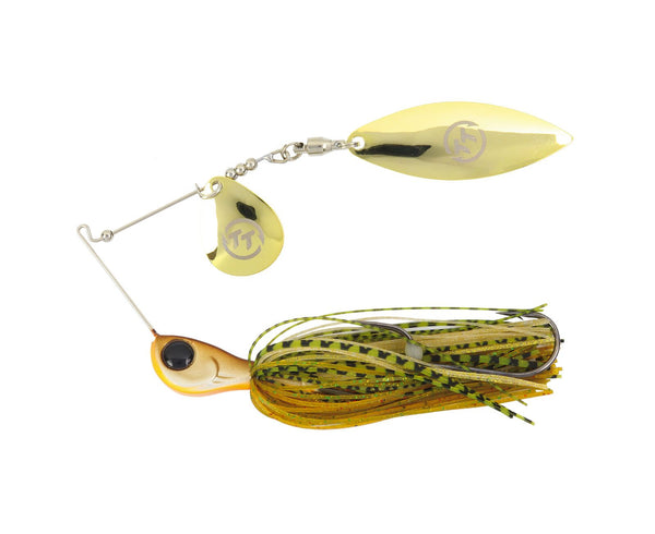 TT Lures 3/8oz Vortex+ Spinnerbait Fishing Lure - SOMERSET GOLD