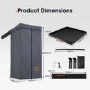 San Hima Shower Awning Instant Ensuite Tent Fold-Out Camping & Shower Tent Base