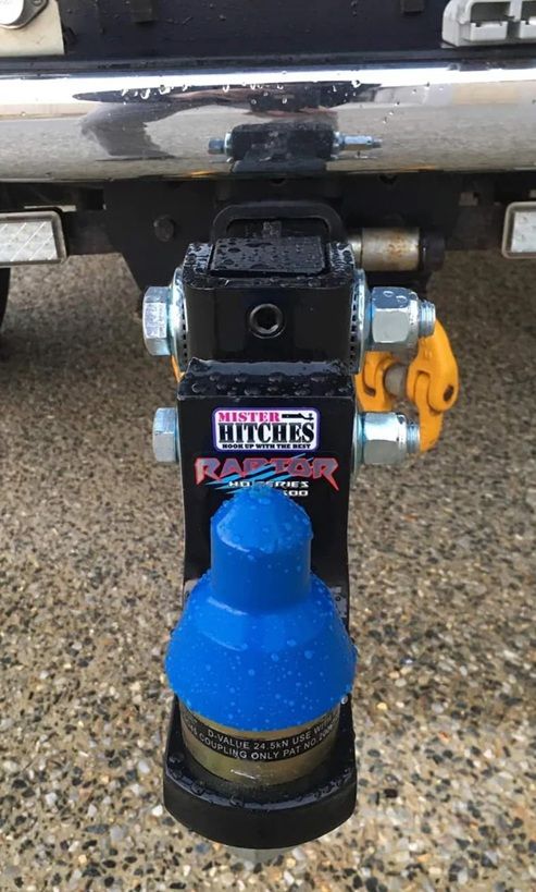 Mister Hitches Raptor 4.5T Super Duty Adjustable Ball Mount - Long Drop Shank