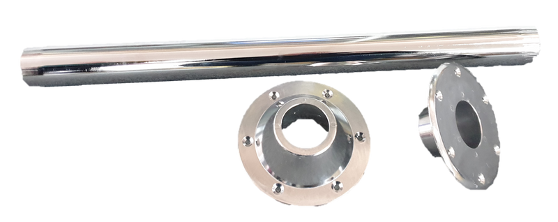 Table Leg Chrome 56mm x 700mm