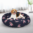 Pawz Dog Calming Bed Pet Cat Washable Portable Round Kennel Summer Outdoor XL