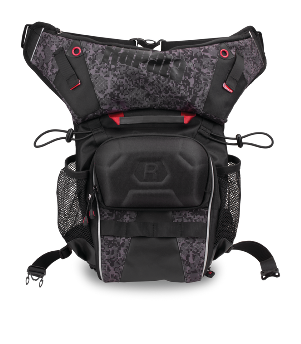 Rapala Urban Hip Pack - Fishing Bag with Twin Rod Holders and Tool Attachments