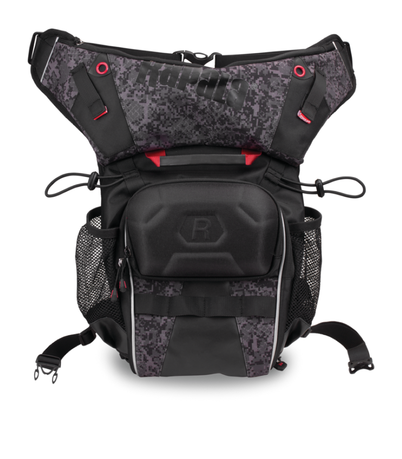 Rapala Urban Hip Pack - Fishing Bag with Twin Rod Holders and Tool Attachments