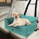 Pawz Pet Car Booster Seat Dog Protector Portable Travel Bed Removable Green L
