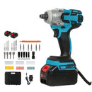 Traderight 21V Brushless Impact Wrench 1/2" Rattle Gun 2×4.0Ah Battery Kit