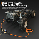San Hima 2-Way Digital Tyre Inflator Car Air Compressor 250 PSI Tire Gauge Hose