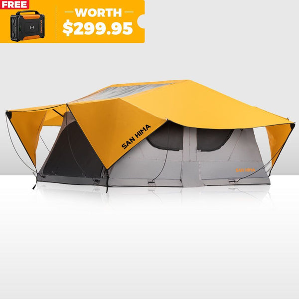 San Hima Alpine Rooftop Tent With Ladder Outdoor Camping Waterproof Car 4X4 4WD