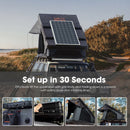 San Hima Kalbarri X Rooftop Tent Hardshell With Ladder 4x4 + 250W Solar Panel