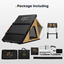 San Hima kalbarri Lite Gen 2 Rooftop Tent Hardshell Khaki With Ladder & Rack