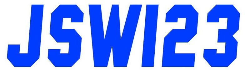 Custom Jet Ski Rego Stickers - 100mm