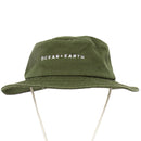 Ocean & Earth Kids One-Dayer Cotton Soft Brim Hat - Dark Olive Sizes 53-55cm