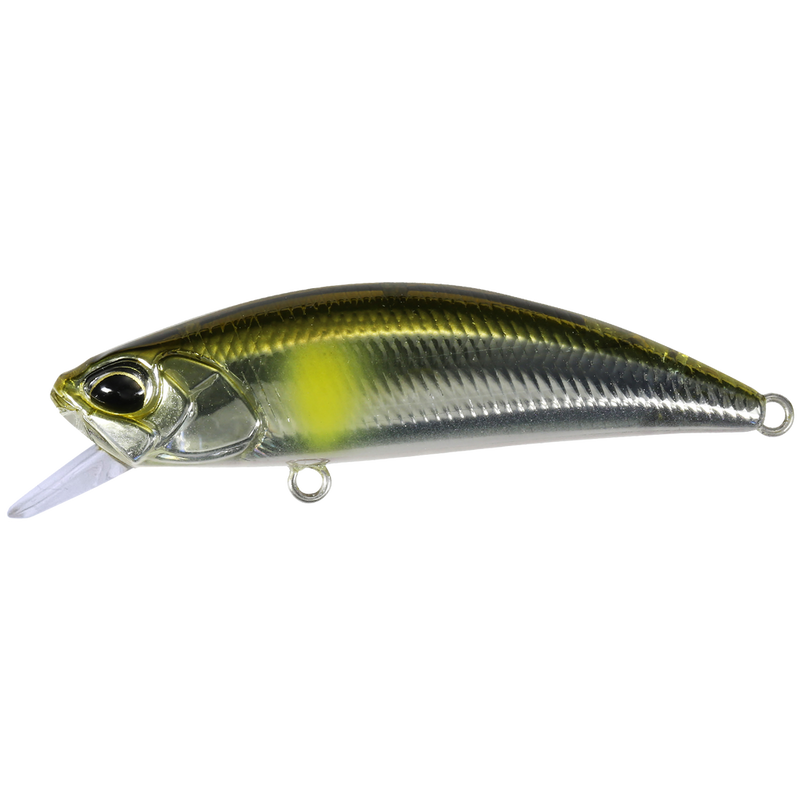 Duo Spearhead Ryuki 50mm Suspending Hard Body Minnow Lure - Half Mirror Ayu