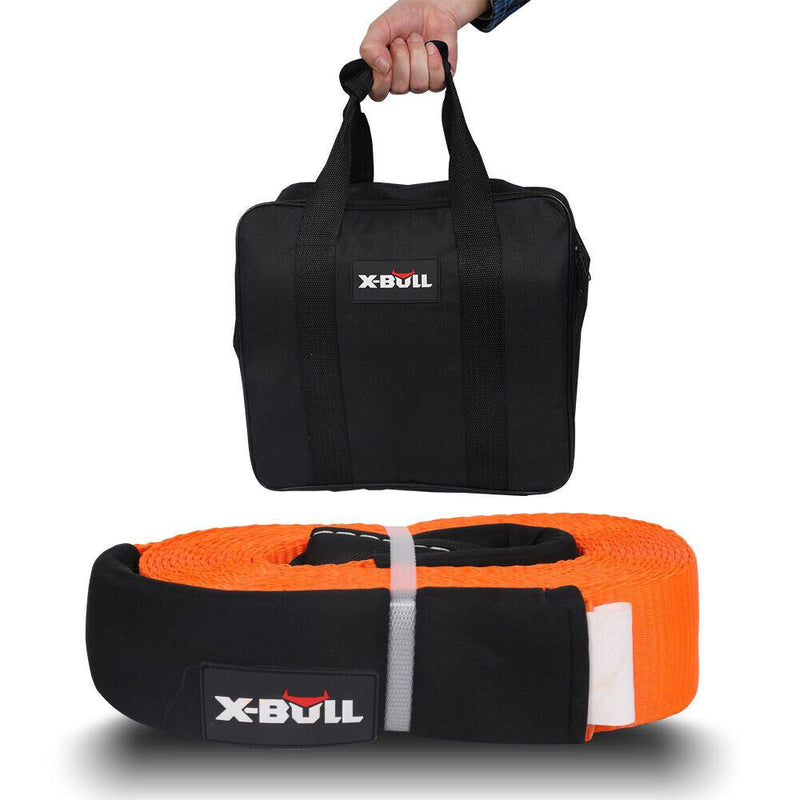 X-BULL Winch Recovery Kit 11PCS 4WD 4x4 Pack Off Road Snatch Strap Essential