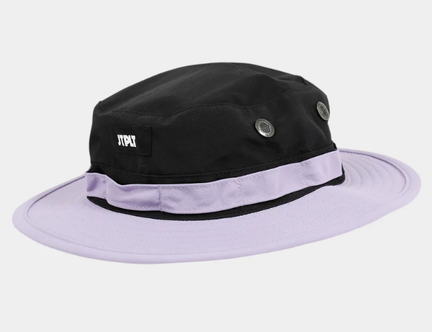 JET PILOT BOONIE NYLON HAT BK/LV