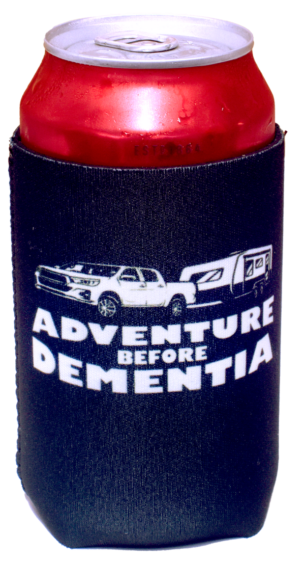 Black Stubby Holder - Adventure Before Dementia