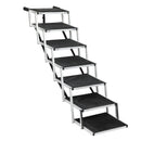 Pawz 7 Steps Dog Ramp For Car Pet Stairs Steps Ladder Travel Foldable Portable