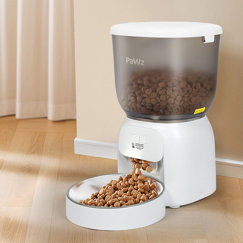 Pawz 4L Automatic Pet Feeder Dog Cat Wifi Auto Smart Food Dispenser Timer Feed