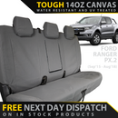 Ford Ranger PX II Retro Canvas Rear Row Seat Covers (In Stock)