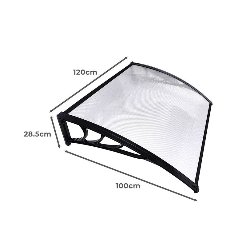 Mountview Window Door Awning Outdoor Canopy UV Patio Rain Cover DIY 1m X 1.2m