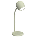 Kreafunk Ellie Lamp W/ Qi Charger And Bluetooth Speaker - Dusty Olive
