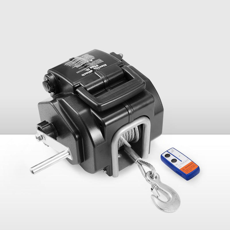 FIERYRED 6500lbs 3000kg Electric Boat Winch Portable Detachable 12V
