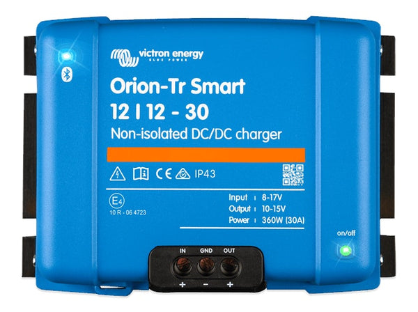 Victron 12V to 12V Orion-Tr Smart 12/12-30A Non-isolated DC-DC Charger