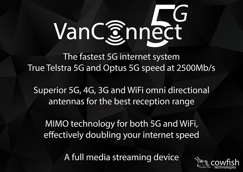 Cowfish VanConnect 5G Premium - caravan internet