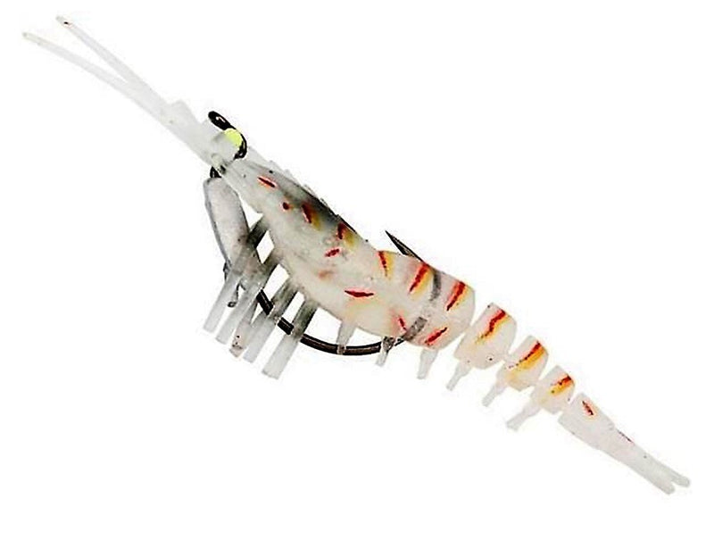 100mm Zerek Live Cherabin Pre Rigged Lumo Eyes Fishing Lure - Built in Rattle Chamber