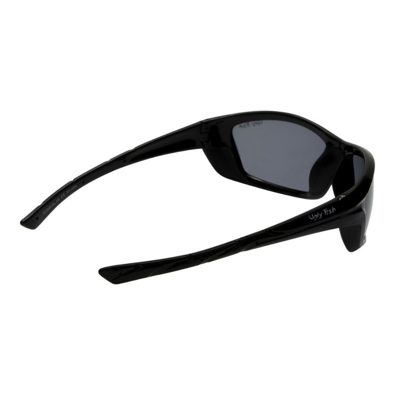 Ugly Fish PU5994 Unbreakable Polarised Wrap Black Frame/Smoke Lens Sunglasses