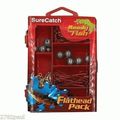 6 X Ready To Fish Aussie Tackle Packs 825 Pce-Bream-Whiting-Snapper-Flathead,Etc