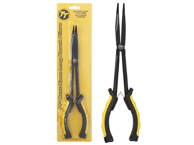 TT Fishing 11 Inch Bent Nose Long Reach Fishing Pliers