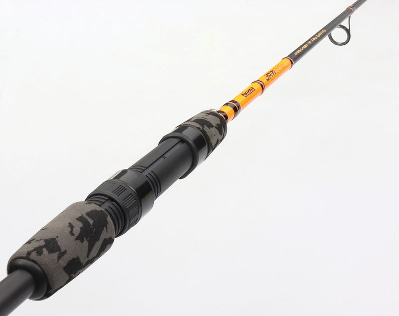 6'6 Okuma Jaw 4-8kg Spin Rod - 2 Pce Spinning Fishing Rod with Camo Split Grips