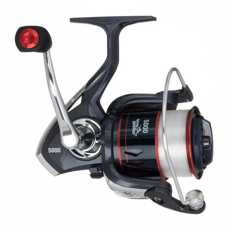 Jarvis Walker Powergraph 5000 Spin Reel Spooled with Line - 4 Bearing Reel