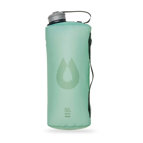 Hydrapak Seeker Collapsable Hydration Camp Drinking/Water Bottle 2L Sutro Green