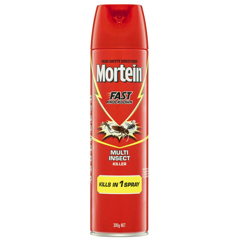 2x Mortein 300g Fast Knockdown Multi Insect Killer Spray Cockroach/Mosquitoes