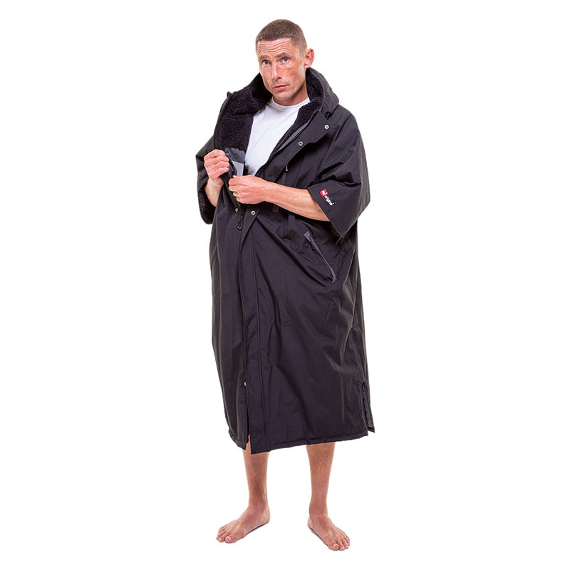 Men's Short Sleeve Pro Change Robe EVO - Stealth Black