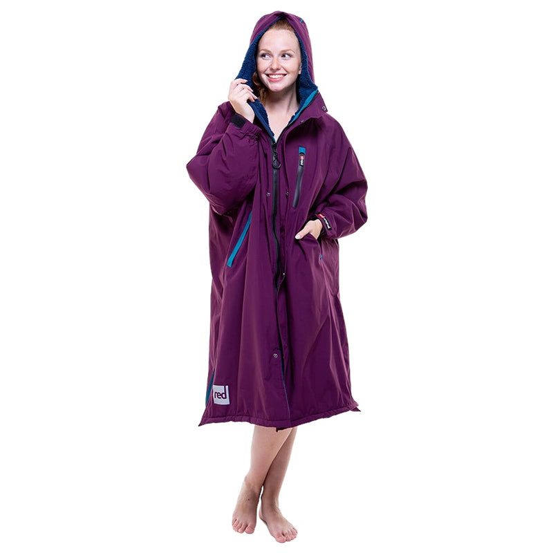 Women's Long Sleeve Pro Change Robe EVO - Mulberry Wine