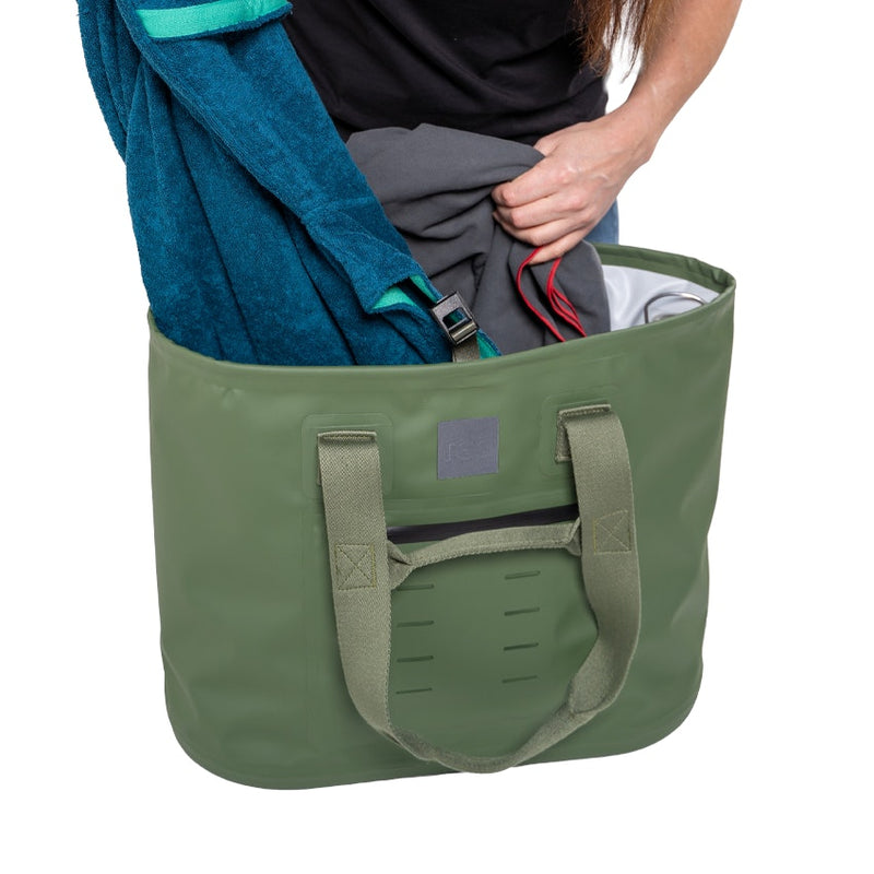 Waterproof Tote Bag 33L - Olive Green