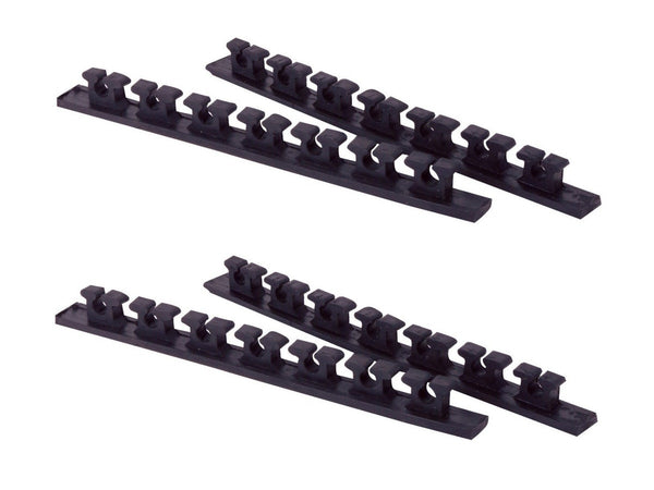 2 x Sets of Jarvis Walker Moulded Rubber Rod Racks - Holds Up To 7 Rods Each