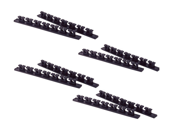 4 x Sets of Jarvis Walker Moulded Rubber Rod Racks - Holds Up To 7 Rods Each